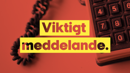 Se upp för telefonförsäljare som uppger sig ringa från oss.
